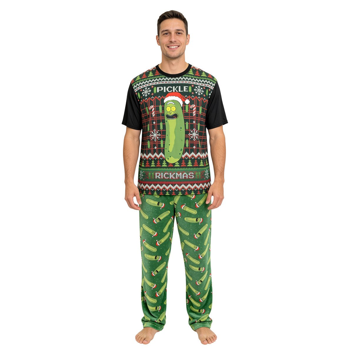 Rick and Morty Pickle Rickmas PJ Set - TVStoreOnline