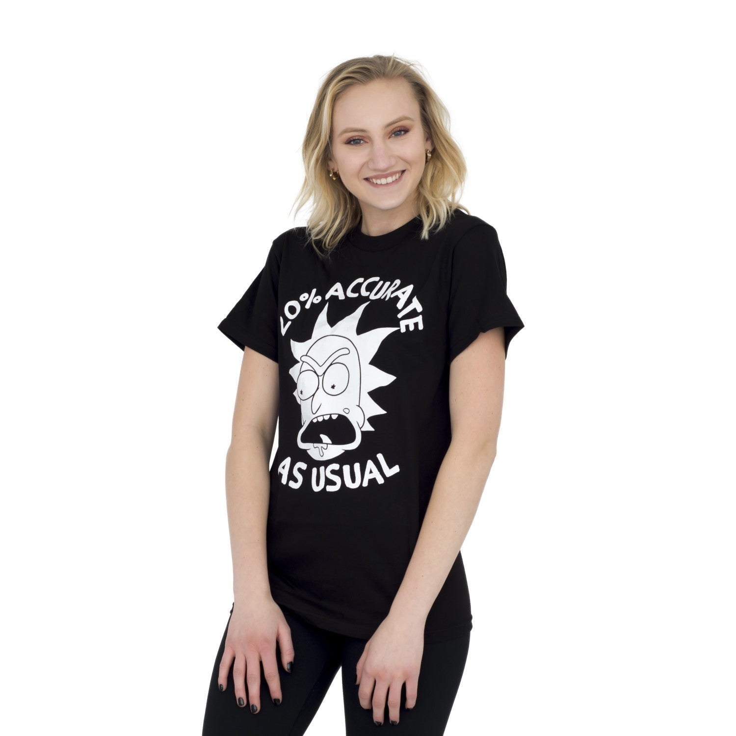 Rick Sanchez Only 20% Accurate As Usual Adult Unisex T-Shirt - TVStoreOnline
