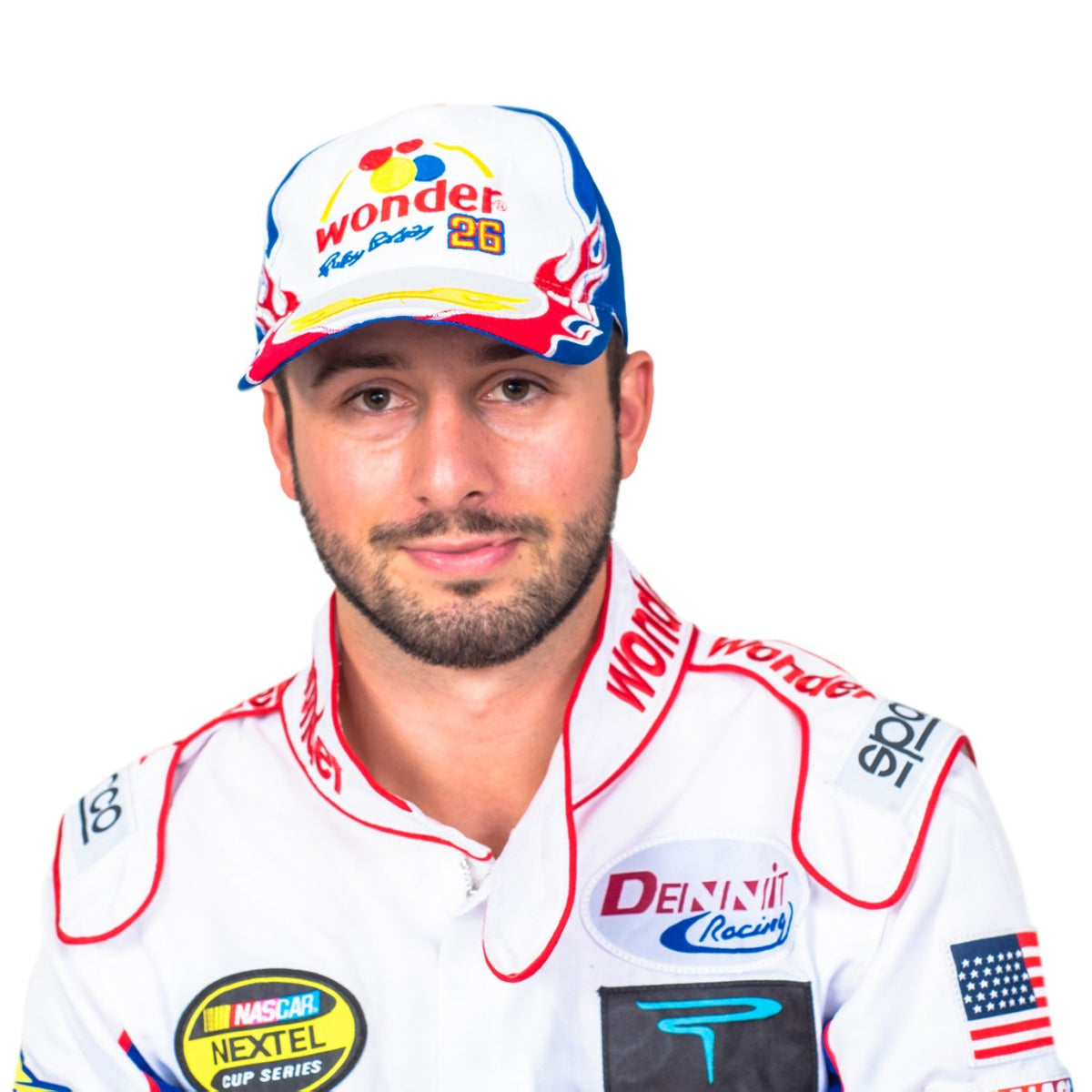 Ricky Bobby Driver Deluxe Jumpsuit and Hat Halloween Costume Cosplay - TVStoreOnline