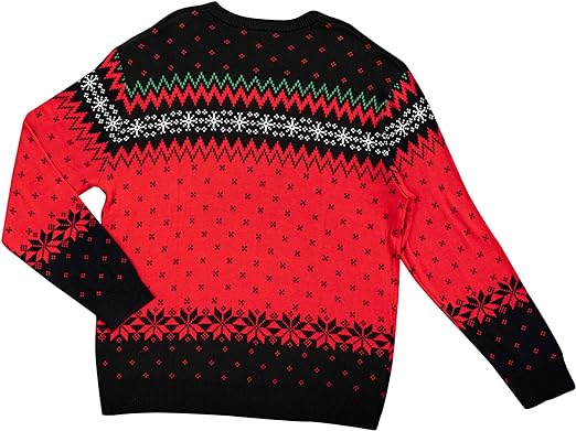 Ripple Junction Silent Dwight Elf Ugly Christmas Sweater - TVStoreOnline