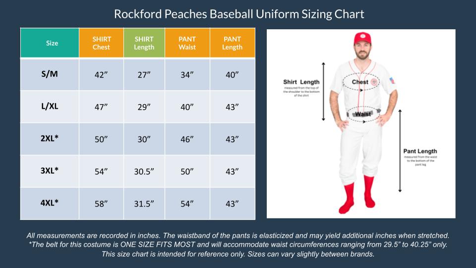 Rockford Peaches Men's Halloween Costume Set - TVStoreOnline