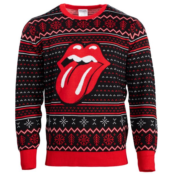 Rolling Stones Lips Tongue Sweater - TVStoreOnline