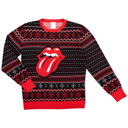 Rolling Stones Lips Tongue Sweater - TVStoreOnline