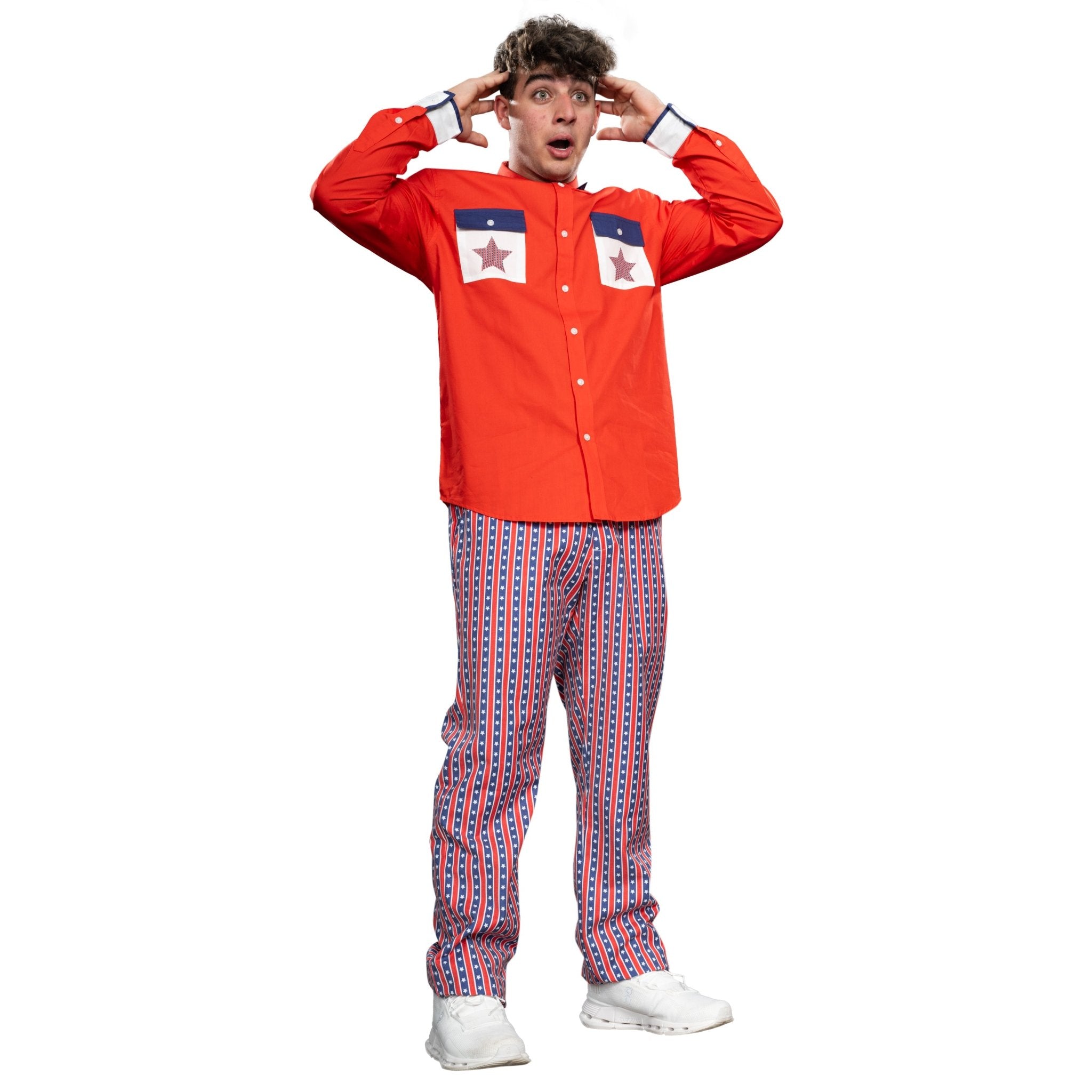 Roy Munson Character Bowling Movie Halloween Cosplay Shirt and Pants Costume Set - TVStoreOnline