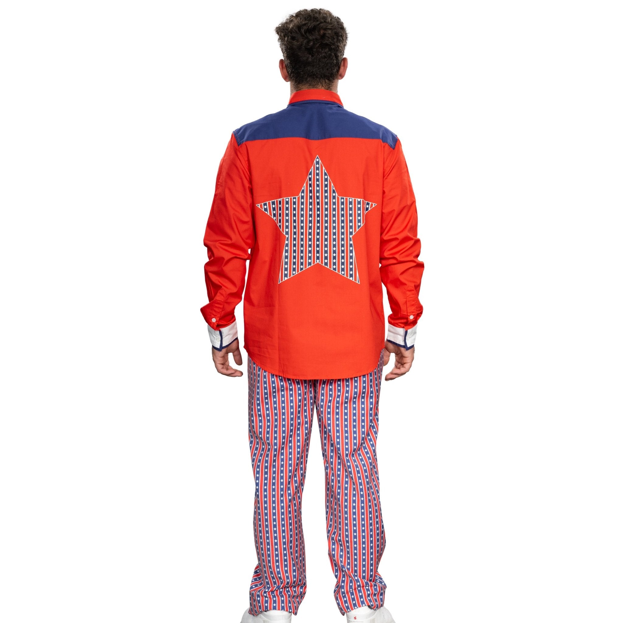 Roy Munson Character Bowling Movie Halloween Cosplay Shirt and Pants Costume Set - TVStoreOnline