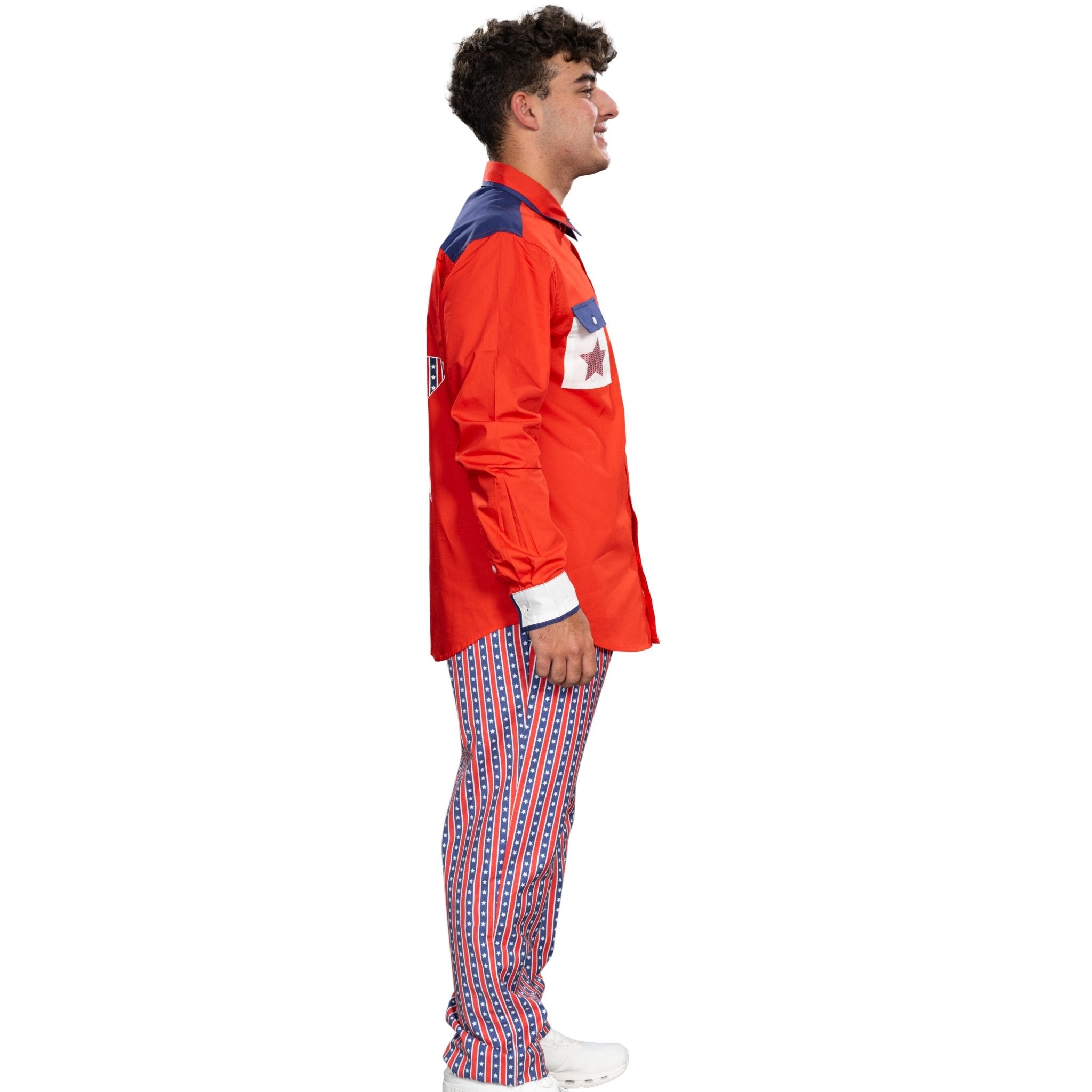 Roy Munson Character Bowling Movie Halloween Cosplay Shirt and Pants Costume Set - TVStoreOnline