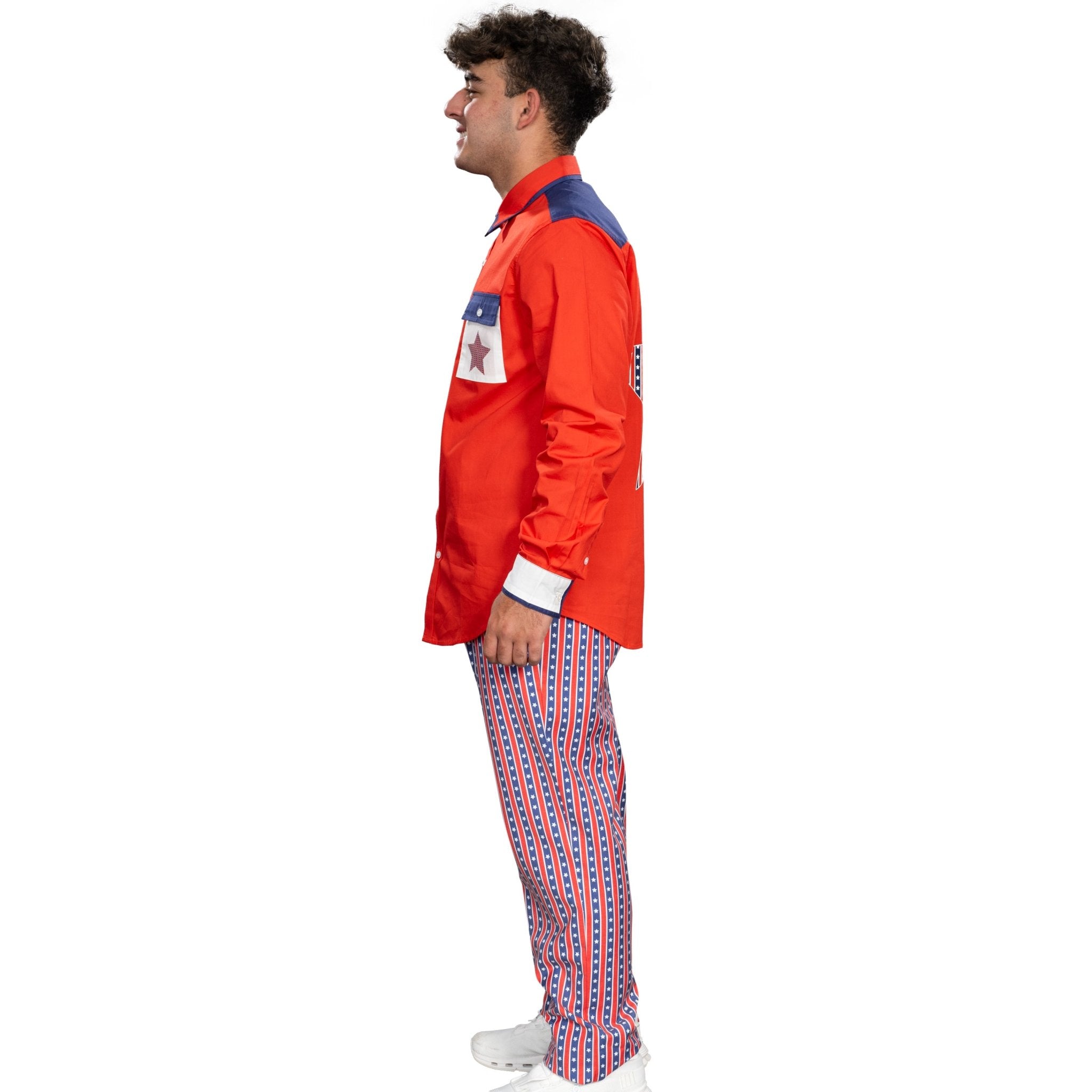 Roy Munson Character Bowling Movie Halloween Cosplay Shirt and Pants Costume Set - TVStoreOnline