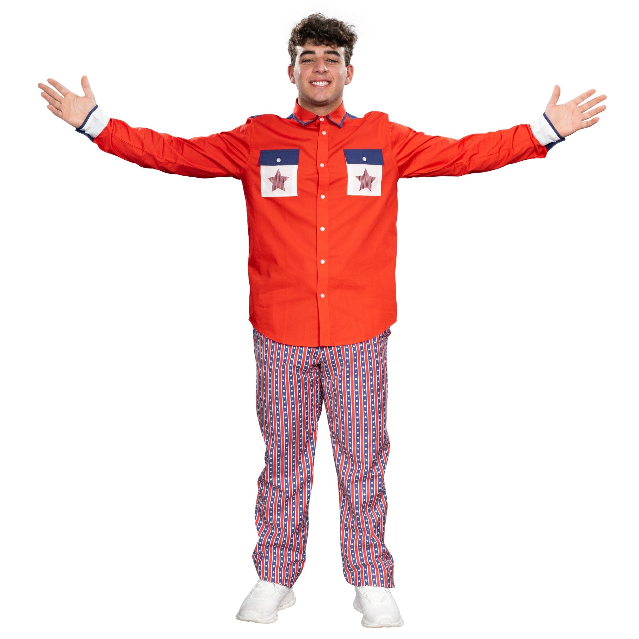 Roy Munson Character Bowling Movie Halloween Cosplay Shirt and Pants Costume Set - TVStoreOnline