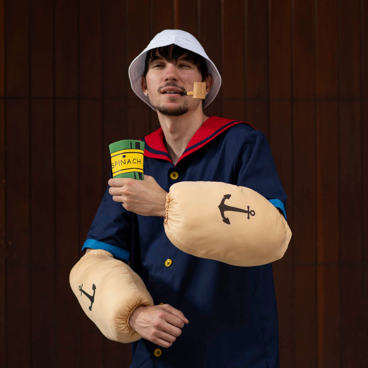 Sailor Man Muscle Spinach Arms with Anchor Tattoos Halloween Costume Accessory - TVStoreOnline