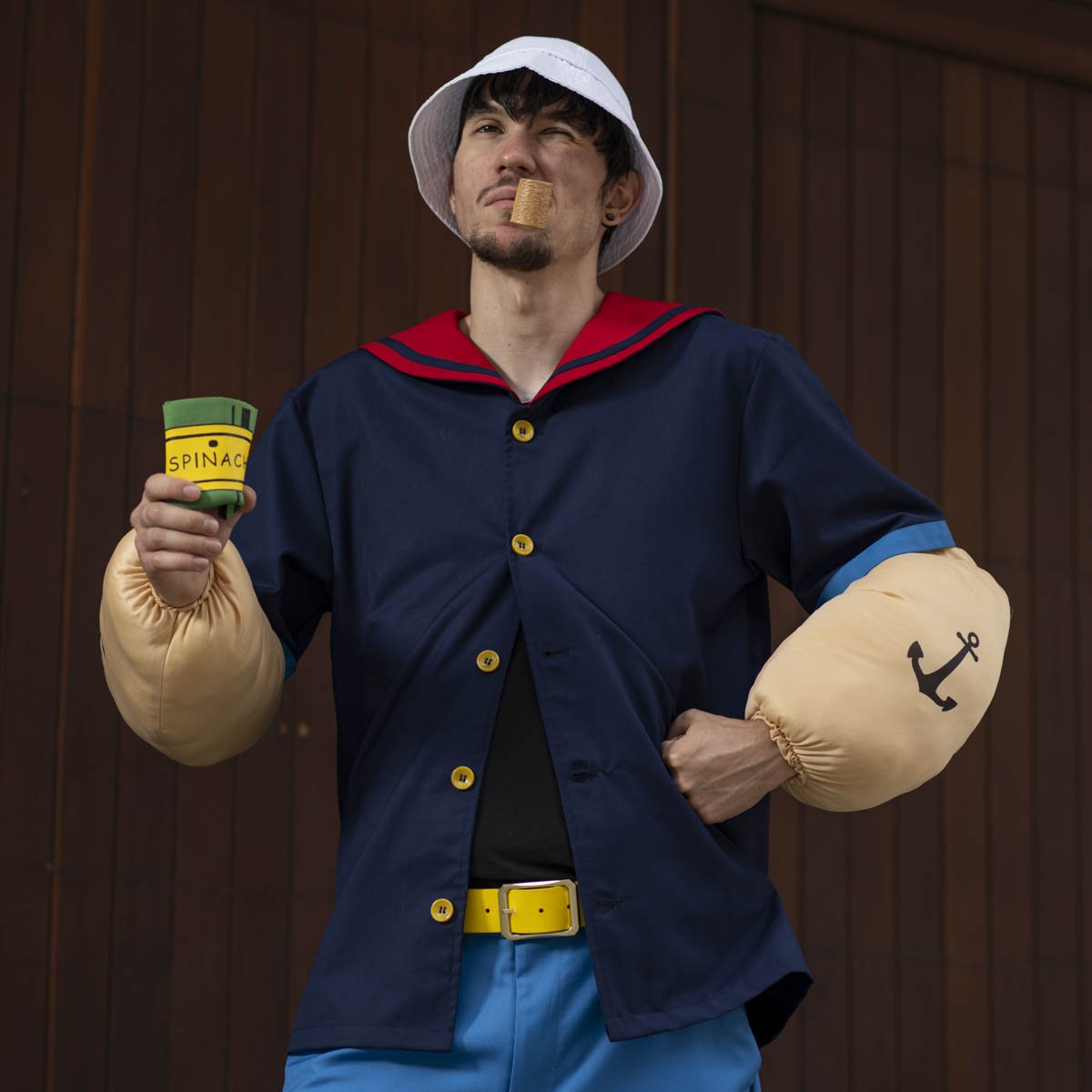 Sailor Man Muscle Spinach Arms with Anchor Tattoos Halloween Costume Accessory - TVStoreOnline