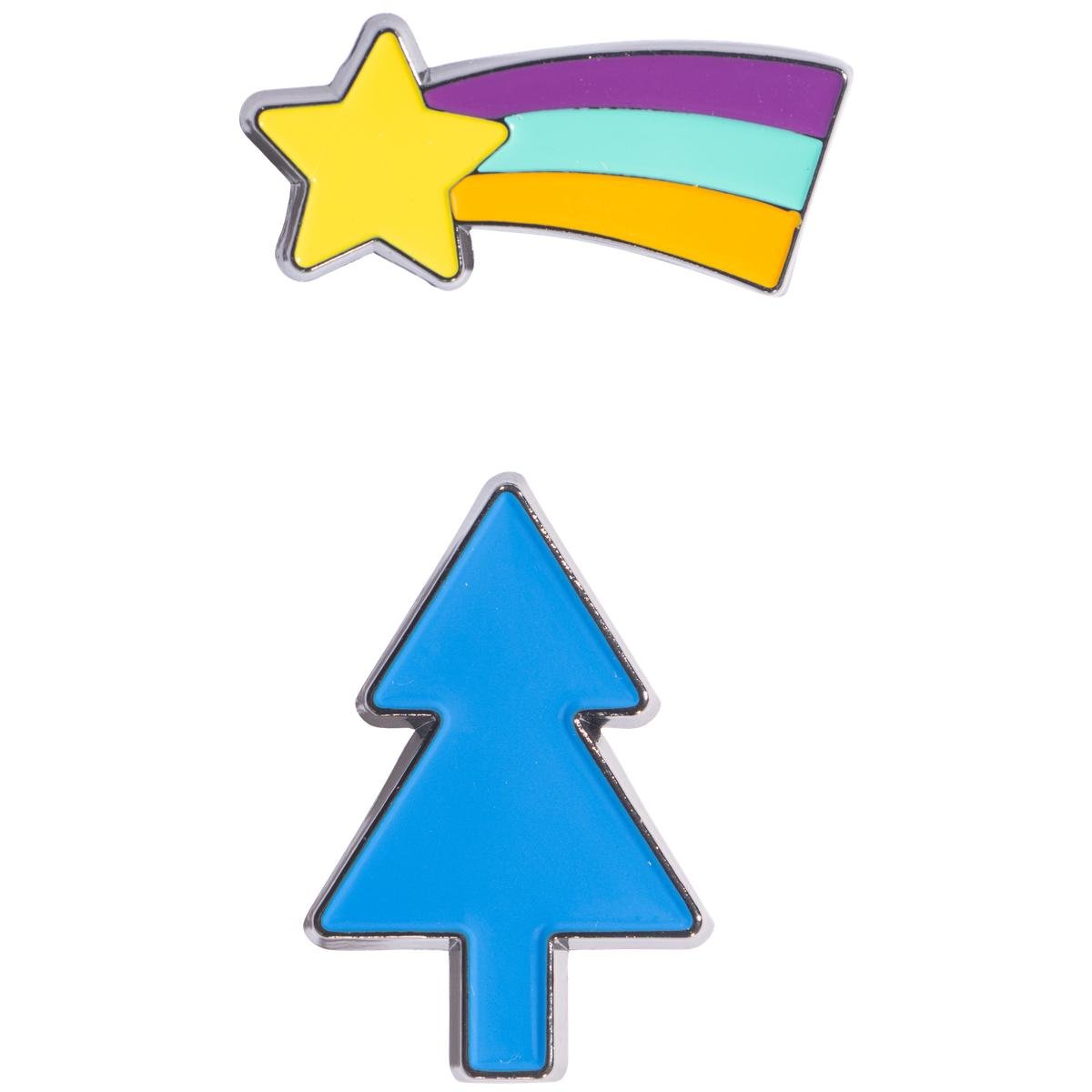 Shooting Star Rainbow / Tree Holiday Season Enamel Fashion Accessory Pins - TVStoreOnline