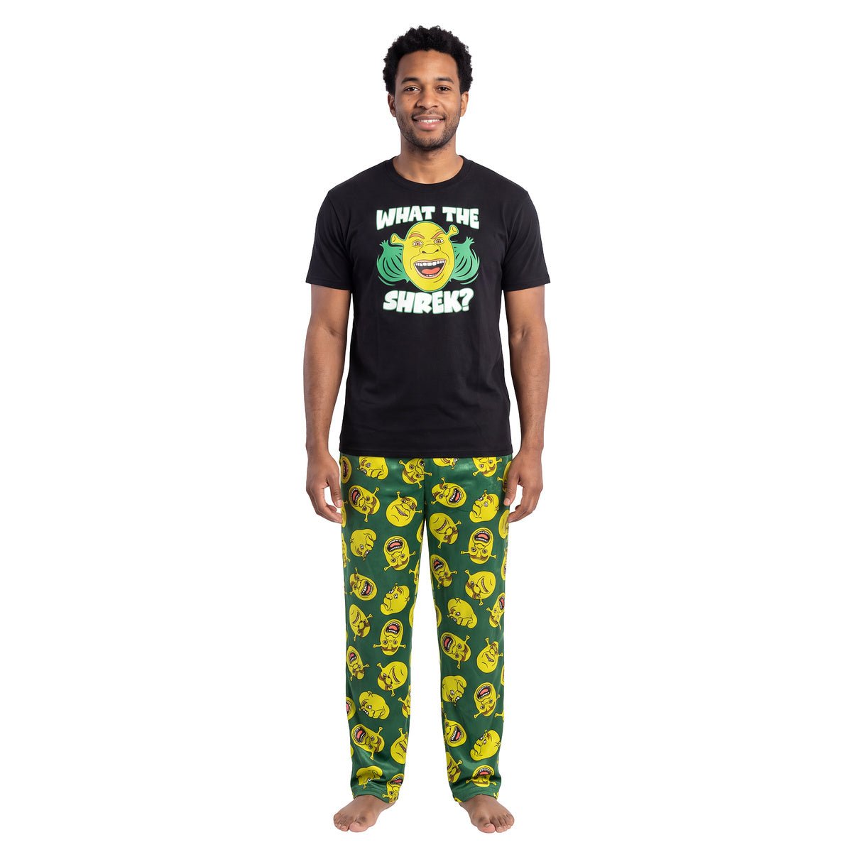 Shrek What the Shrek Adult Unisex Pajama Loungewear Sleep Set - TVStoreOnline