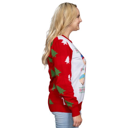 South Park Stan Kyle Cartman Kenny Faces Christmas Sweater - TVStoreOnline