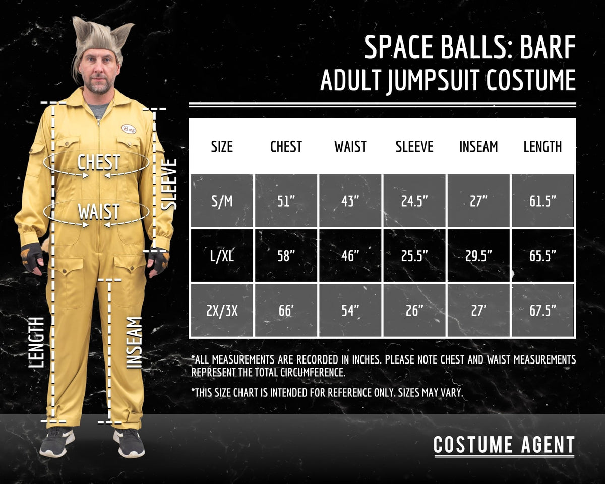 Space Balls Candy Dog Character Adult Unisex Halloween Costume Set Cosplay - TVStoreOnline