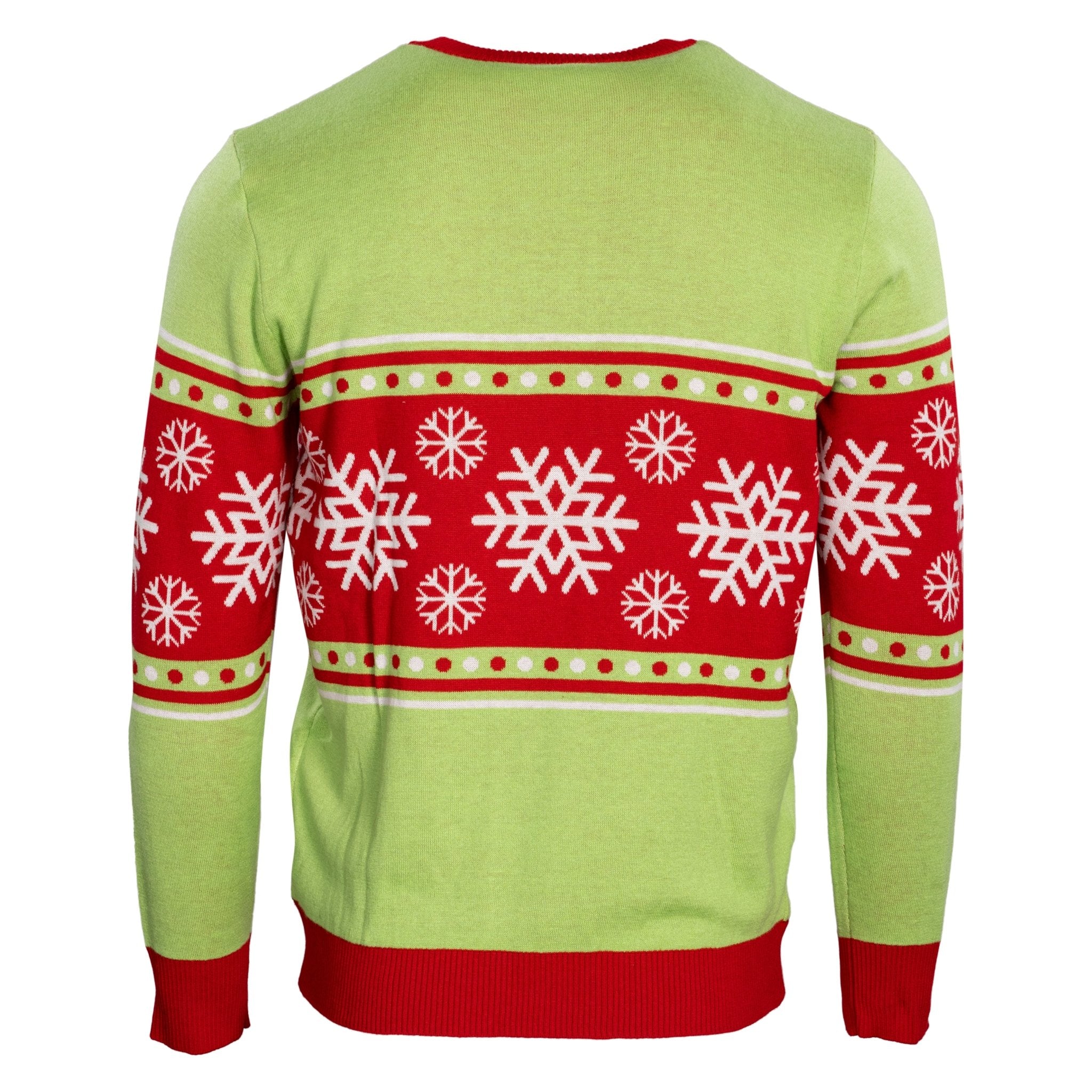 Spongebob LED Reindeer Nose Ugly Christmas Sweater - TVStoreOnline