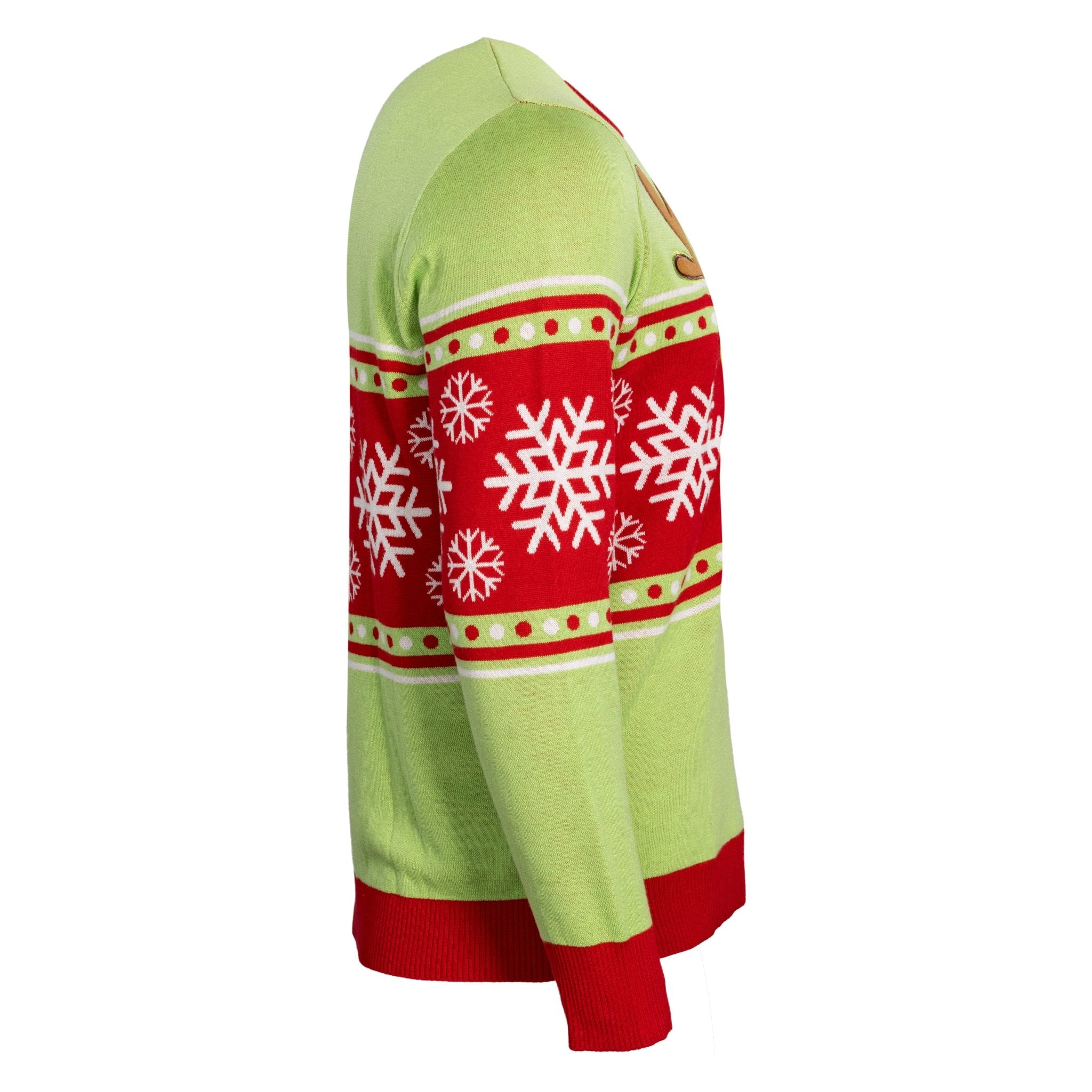Spongebob LED Reindeer Nose Ugly Christmas Sweater - TVStoreOnline