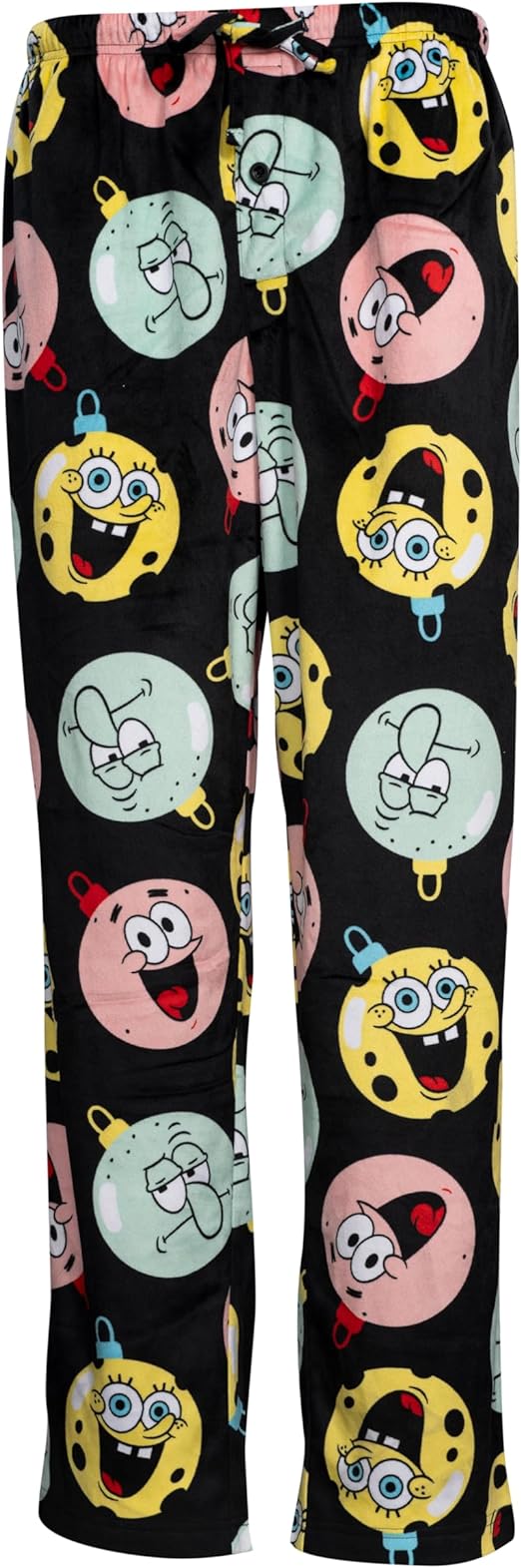 Spongebob Ornaments Balls Black Lounge Pants - TVStoreOnline