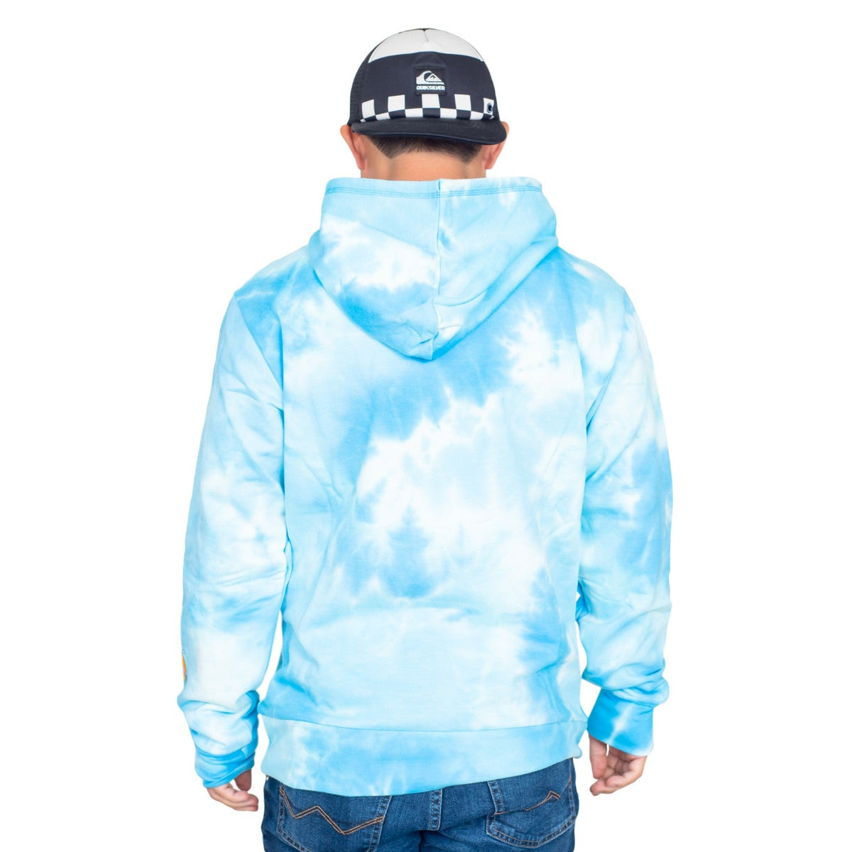 SpongeBob Pineapple House Blue Tie Dye Sweatshirt Pull Over Hoodie - TVStoreOnline