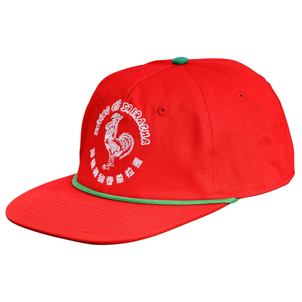 Sriracha Hot Sauce Hat Rooster Logo Red Adult Unisex Baseball Cap - TVStoreOnline