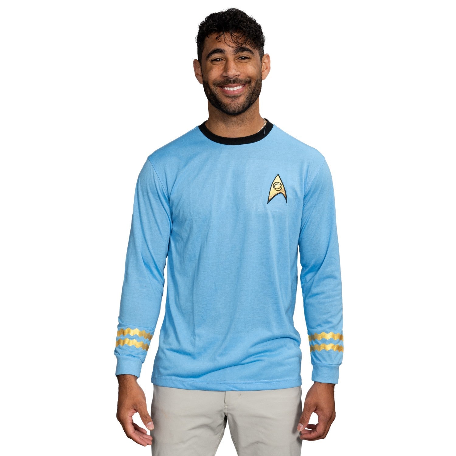 Star Trek Long Sleeve Halloween Costume T-shirt - Commander, Medical Sciences and Engineering - TVStoreOnline
