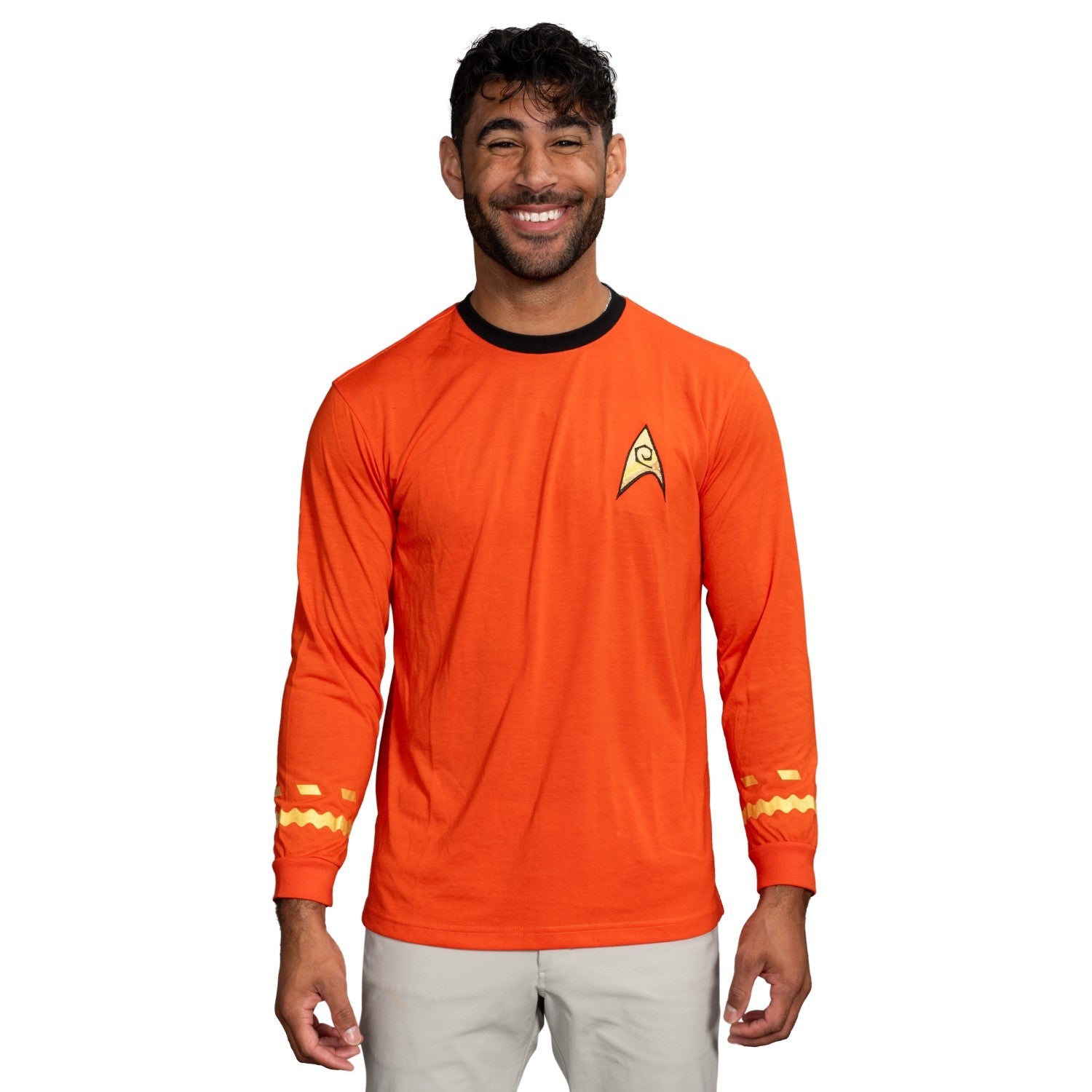 Star Trek Long Sleeve Halloween Costume T-shirt - Commander, Medical Sciences and Engineering - TVStoreOnline