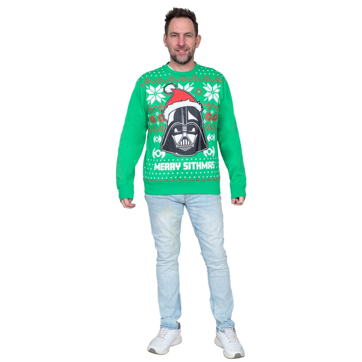 Star Wars Merry Sithmas Darth Vader Green Ugly Christmas Sweatshirt - TVStoreOnline