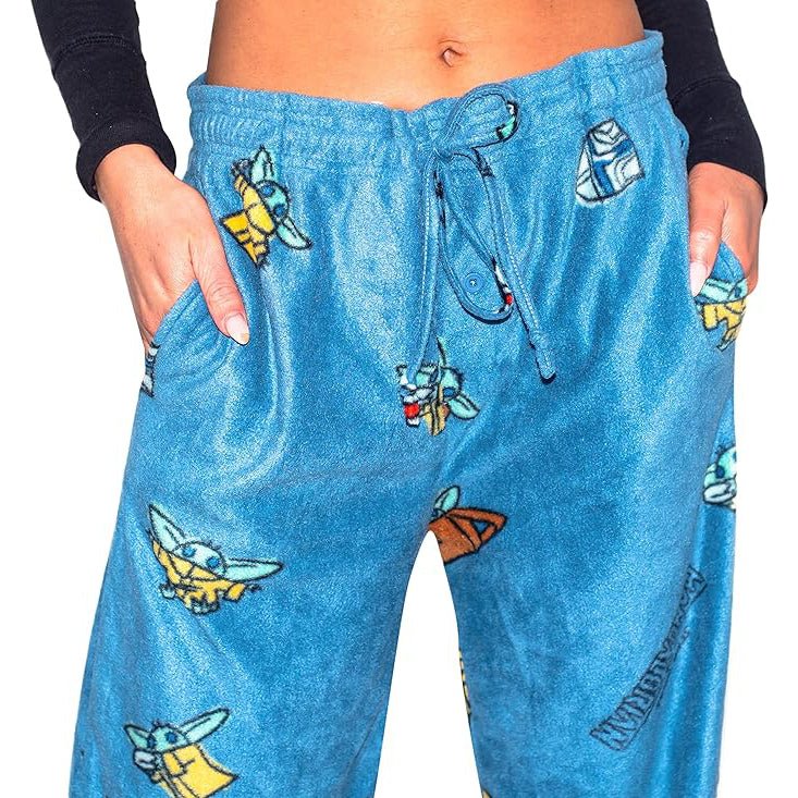 Star Wars The Mandalorian Baby Yoda Christmas Lounge Pants - TVStoreOnline