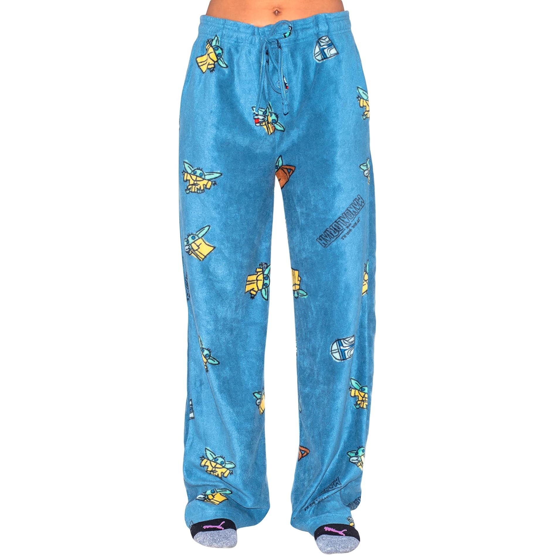 Star Wars The Mandalorian Baby Yoda Christmas Lounge Pants - TVStoreOnline