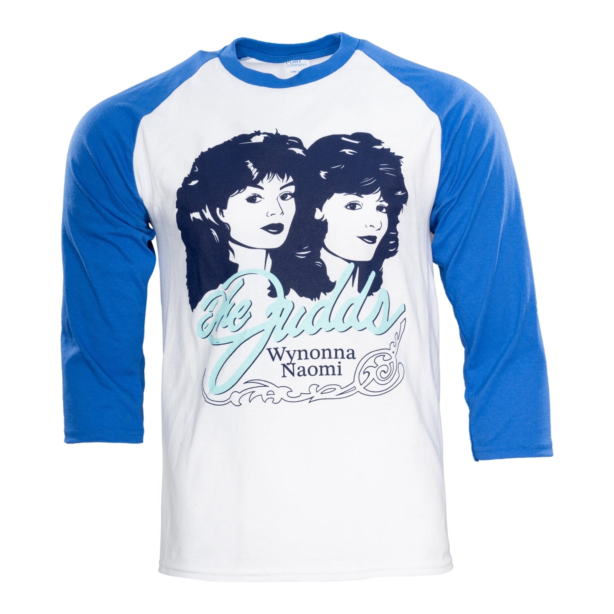 Step Bros Classic Music Singers Duo's Raglan Blue and White Tribute Movie T-shirt Tee - TVStoreOnline