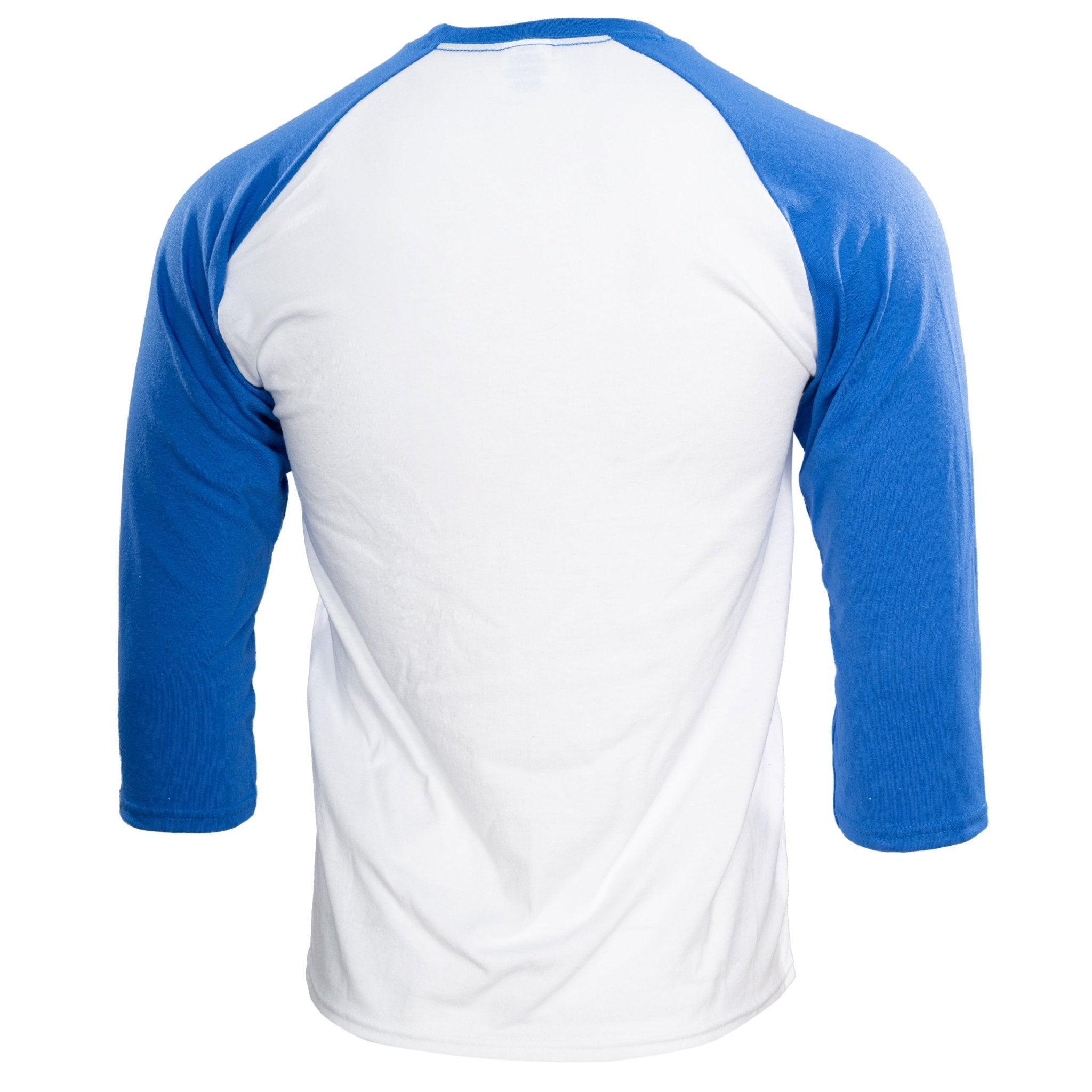 Step Bros Classic Music Singers Duo's Raglan Blue and White Tribute Movie T-shirt Tee - TVStoreOnline