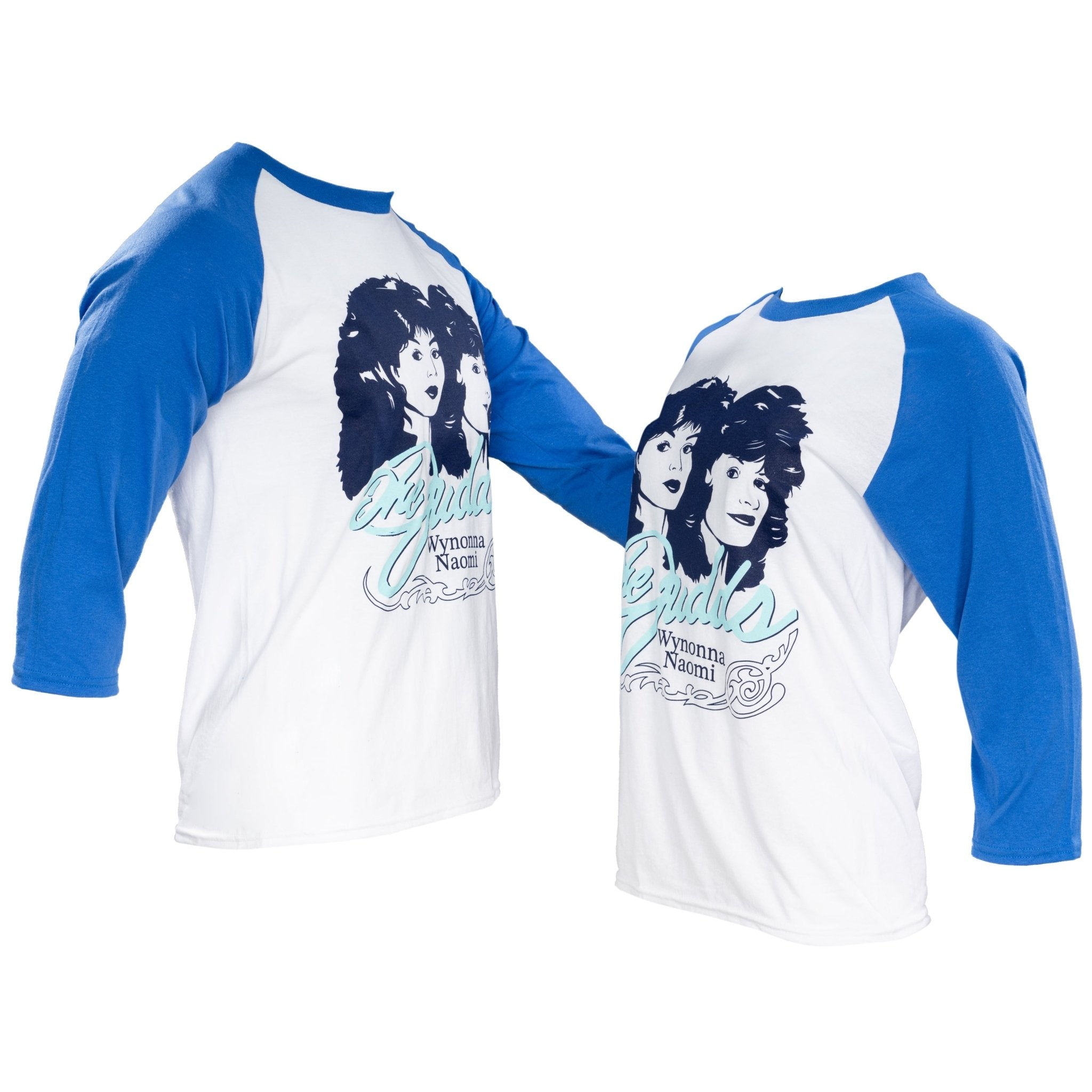 Step Bros Classic Music Singers Duo's Raglan Blue and White Tribute Movie T-shirt Tee - TVStoreOnline