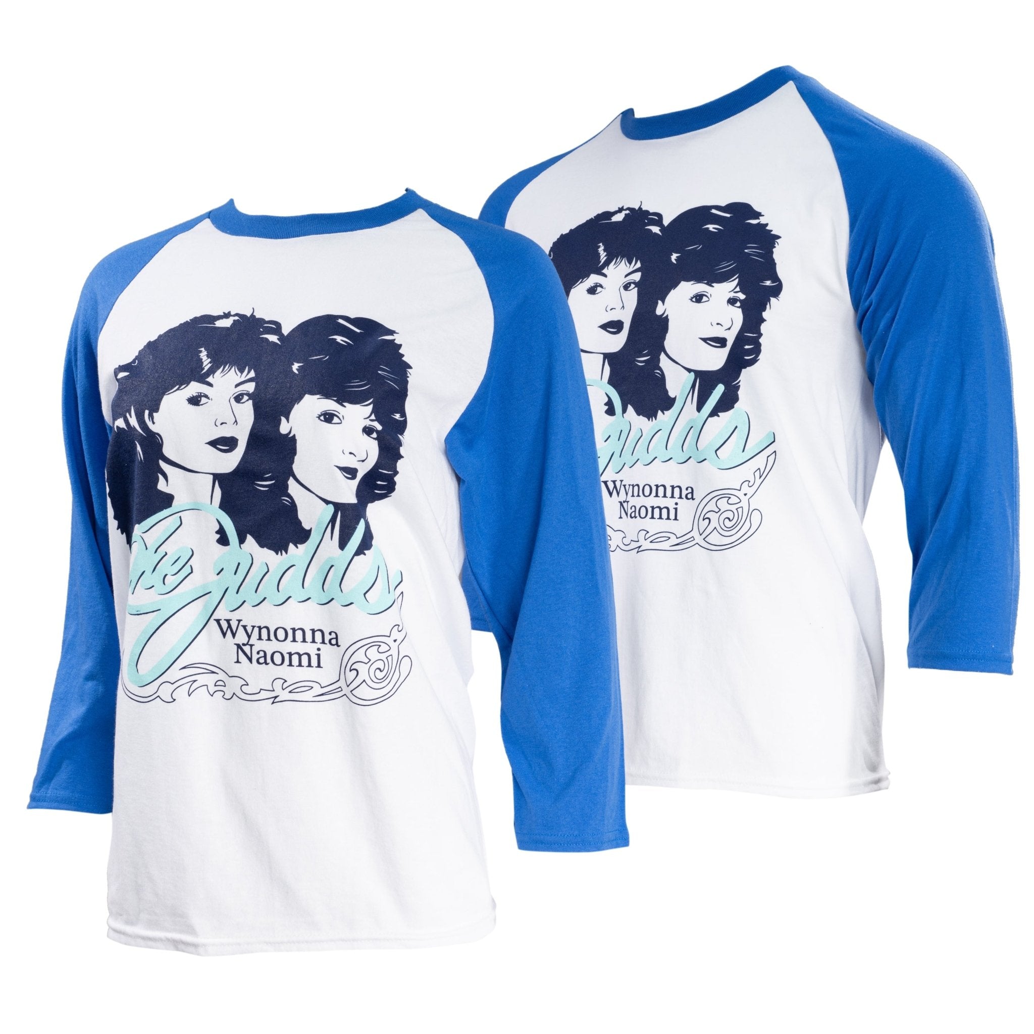 Step Bros Classic Music Singers Duo's Raglan Blue and White Tribute Movie T-shirt Tee - TVStoreOnline
