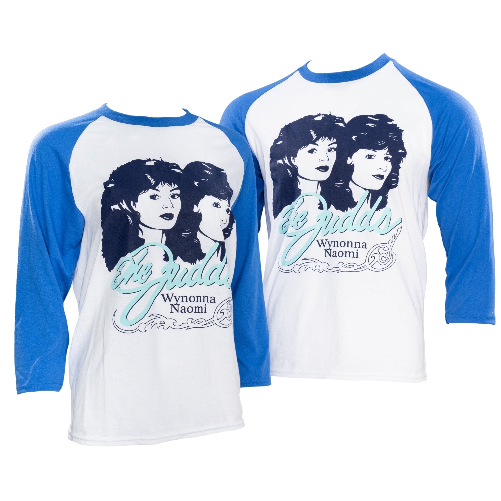 Step Bros Classic Music Singers Duo's Raglan Blue and White Tribute Movie T-shirt Tee - TVStoreOnline