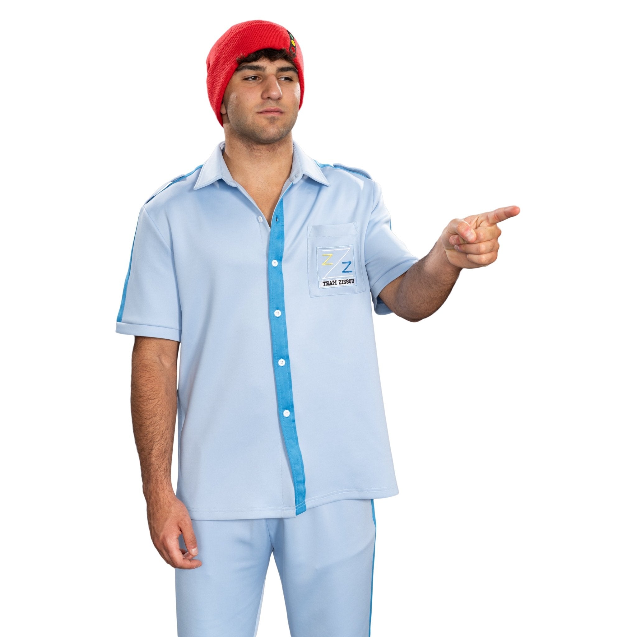 Steve Underwater Explorer Movie Character Halloween Cosplay Costume Set - TVStoreOnline