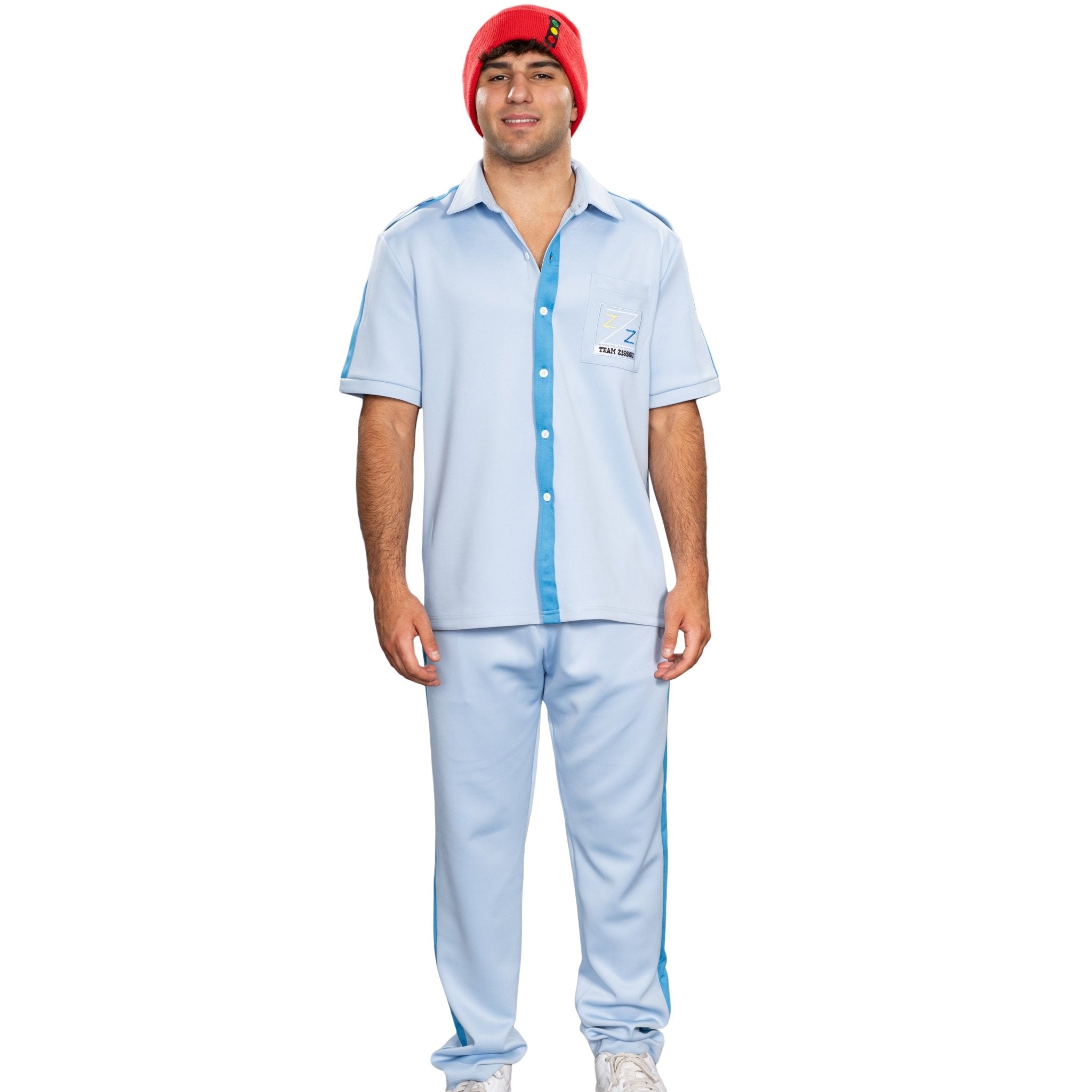 Steve Underwater Explorer Movie Character Halloween Cosplay Costume Set - TVStoreOnline