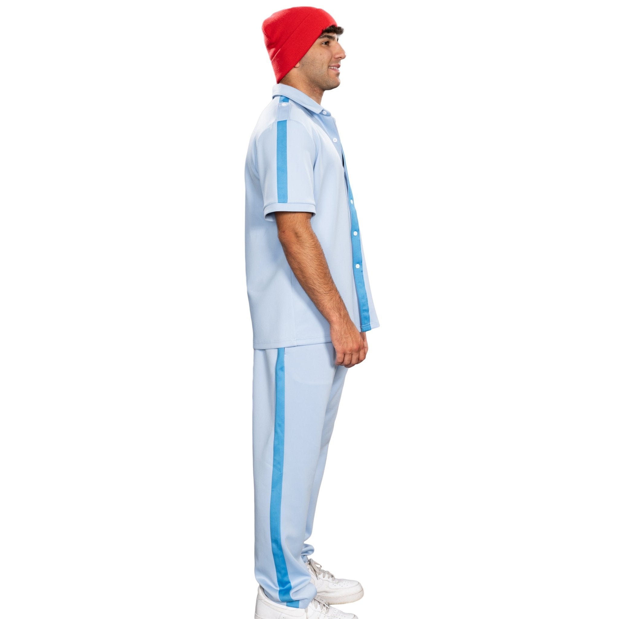 Steve Underwater Explorer Movie Character Halloween Cosplay Costume Set - TVStoreOnline