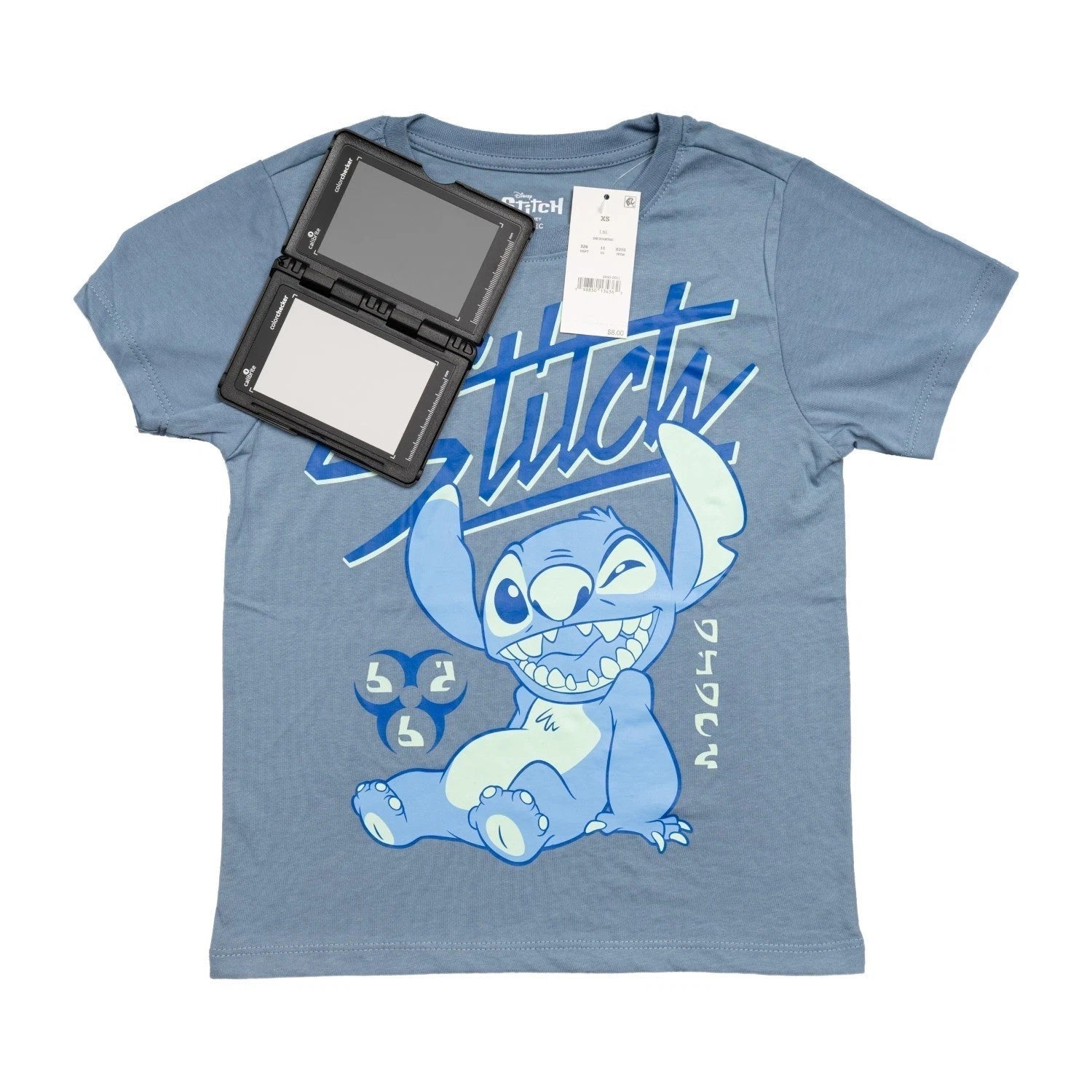Stitch Character Chilling Boys Short Sleeve Light Blue Youth T-Shirt - TVStoreOnline