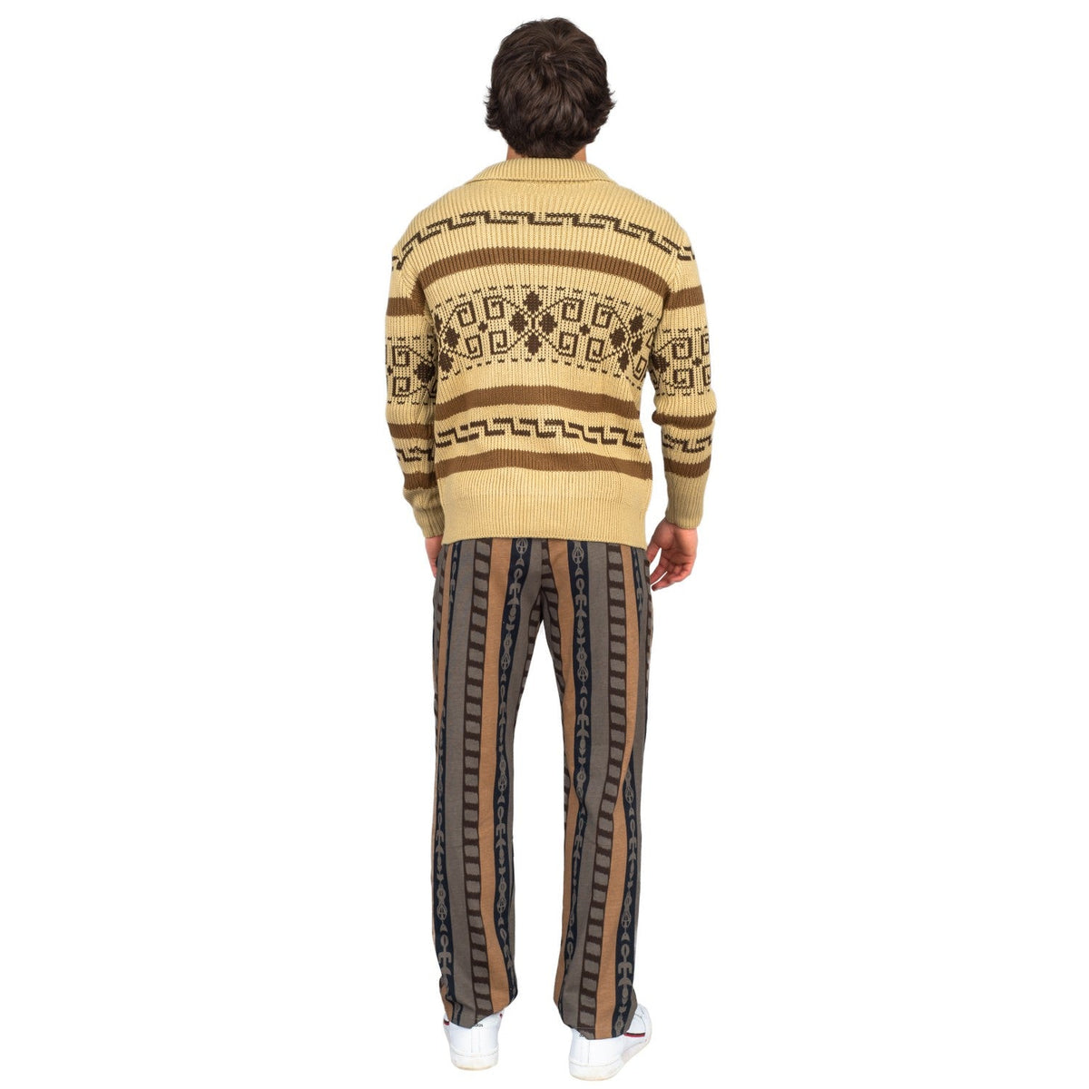 The Dude Lebowski Bowling Movie Character Cardigan Sweater and Lounge Pants Halloween Costume Set - TVStoreOnline