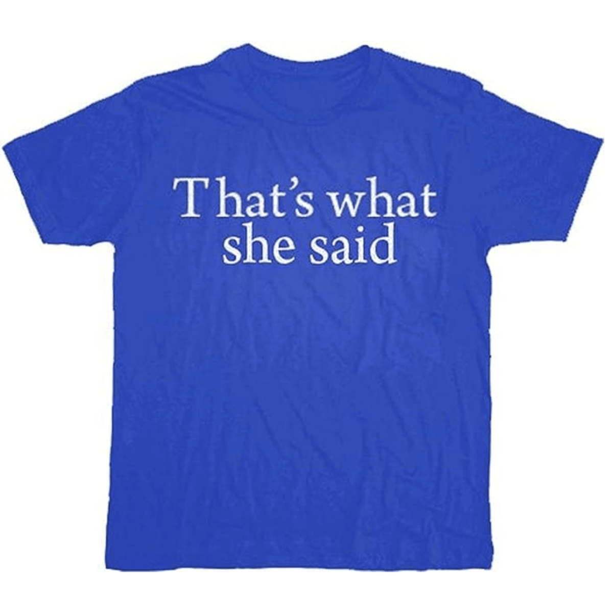 The Office That's What She Said Text T-Shirt Tee - TVStoreOnline