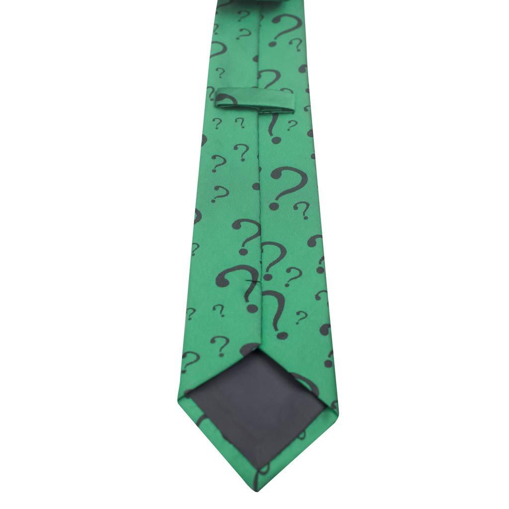 The Riddler Villain Tie Halloween Costume Accessory - TVStoreOnline