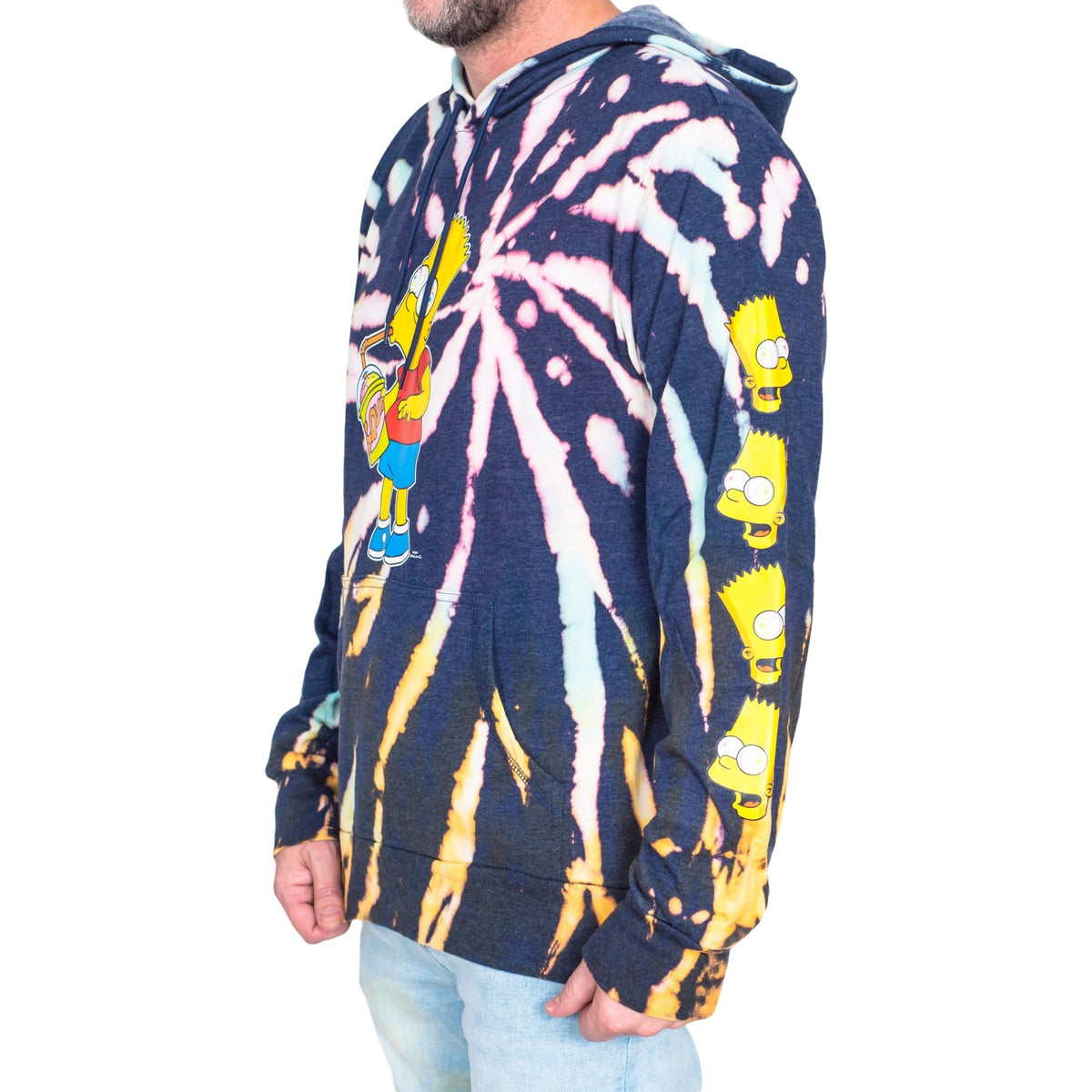 The Simpsons Bart Squishee Drink Pull Over Hoodie Sweatshirt - TVStoreOnline