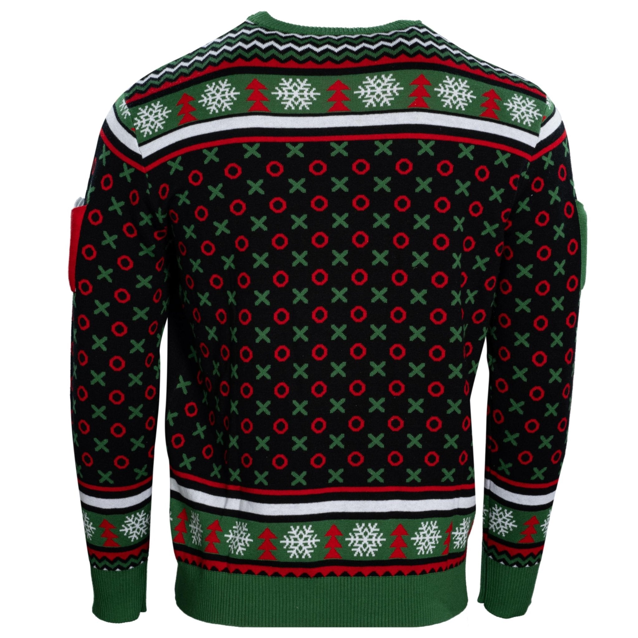 Tic Tac Ho Festive Holiday Party Game Unisex Ugly Christmas Sweater - TVStoreOnline