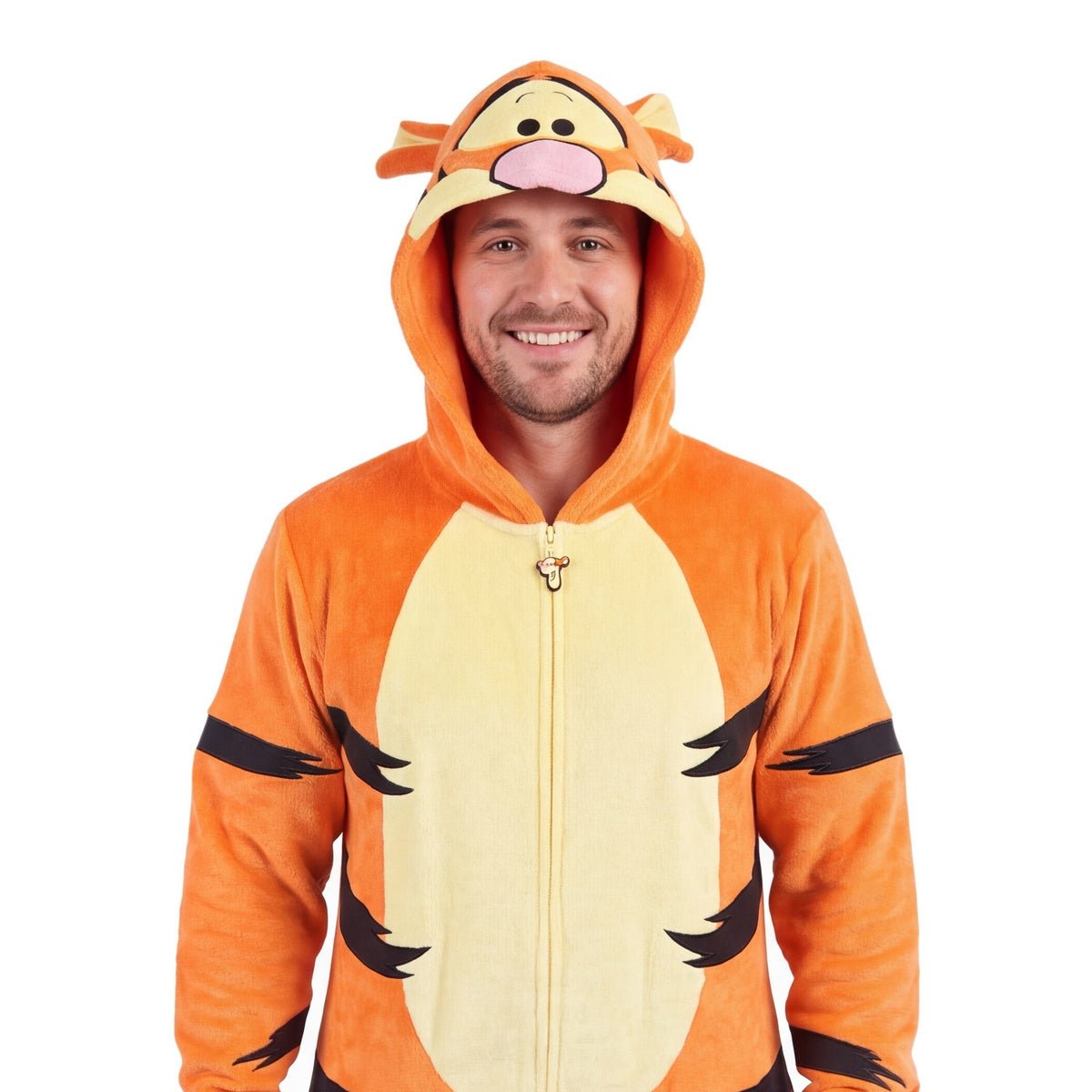 Tigger Pooh Adult Unisex Halloween Cosplay Costume Unionsuit W/ Pockets - TVStoreOnline