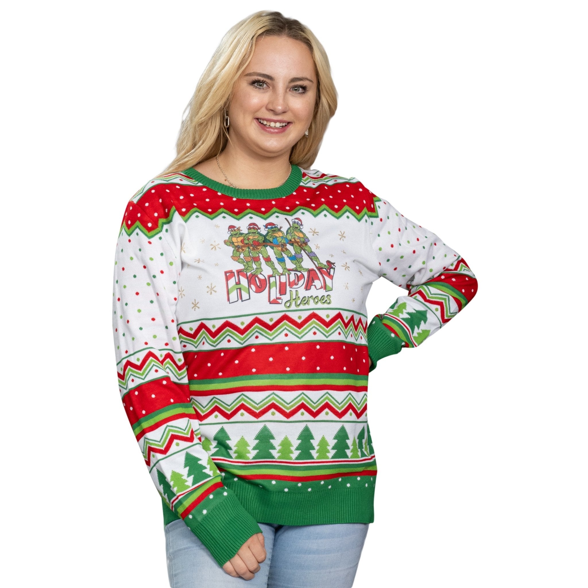 TMNT "Holiday Heroes" Christmas Sweater - TVStoreOnline