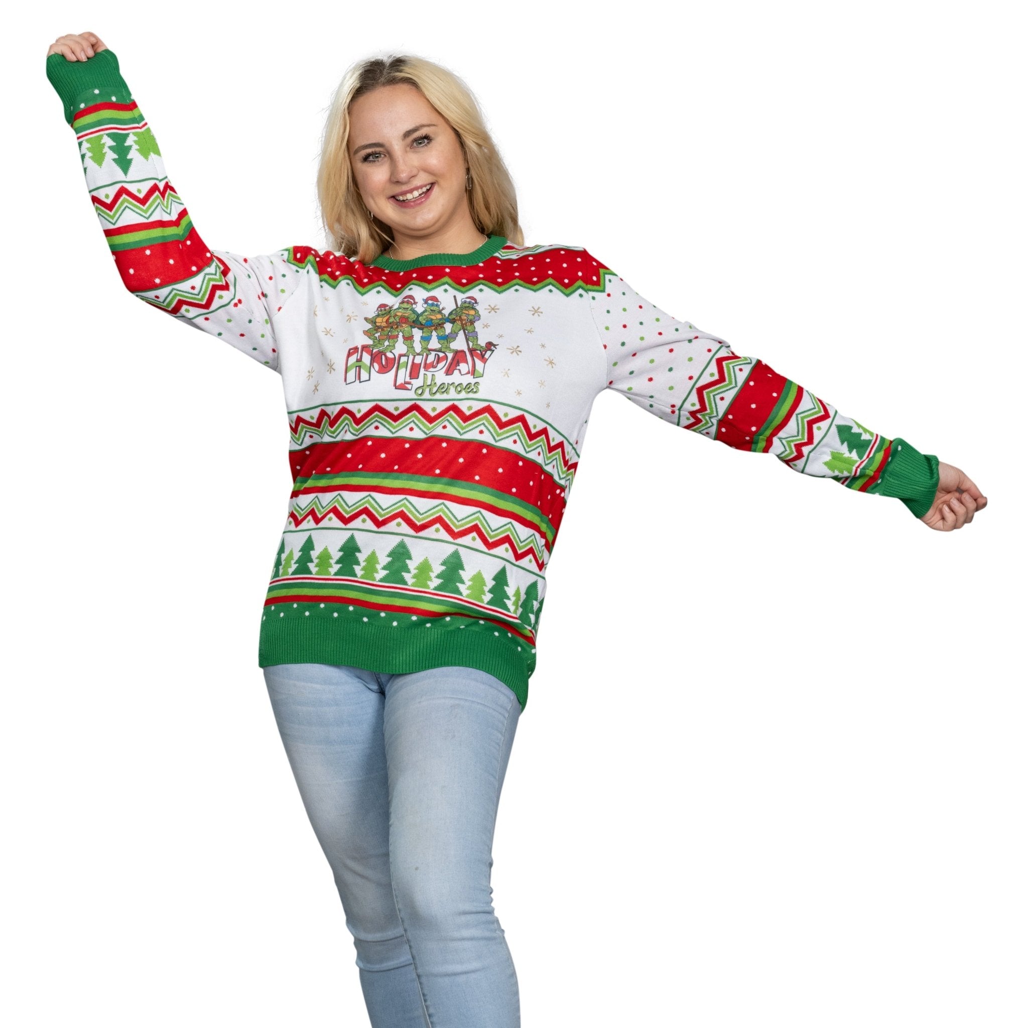 TMNT "Holiday Heroes" Christmas Sweater - TVStoreOnline