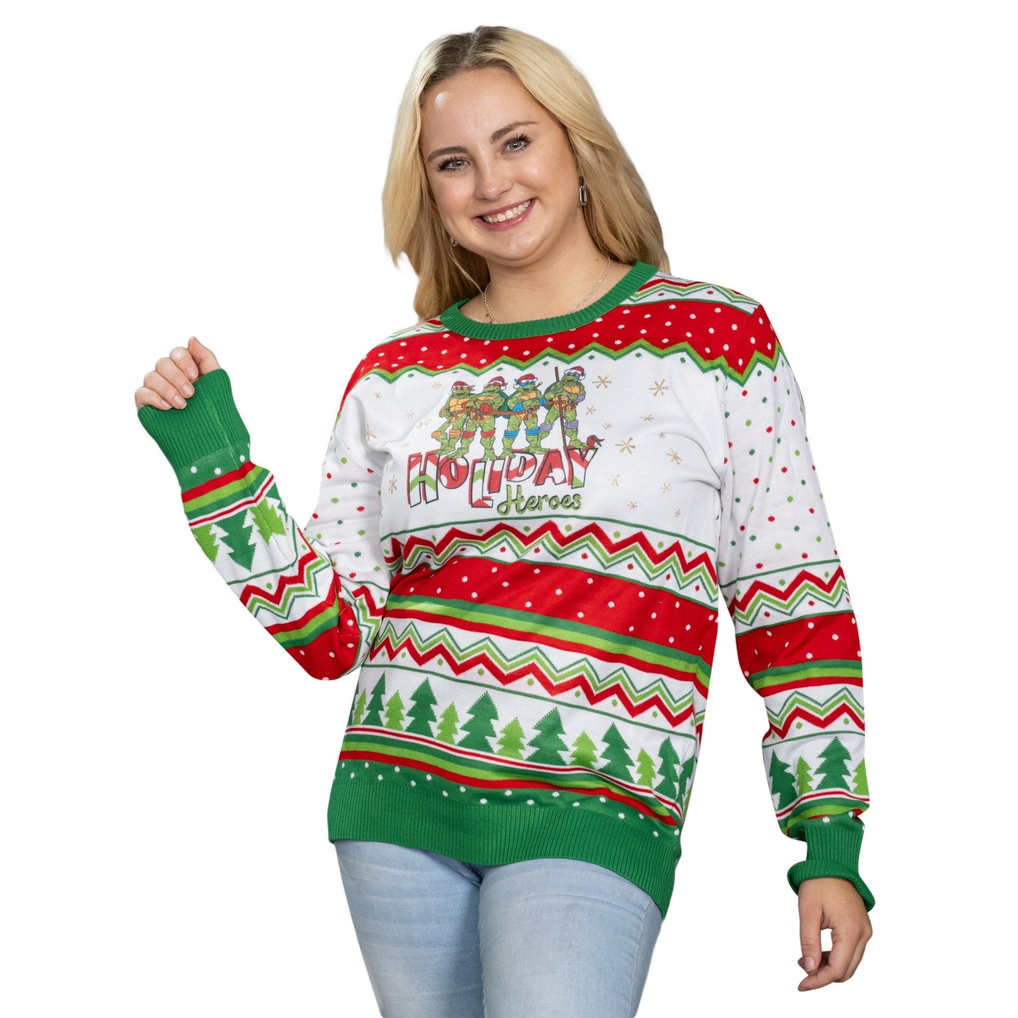 TMNT "Holiday Heroes" Christmas Sweater - TVStoreOnline