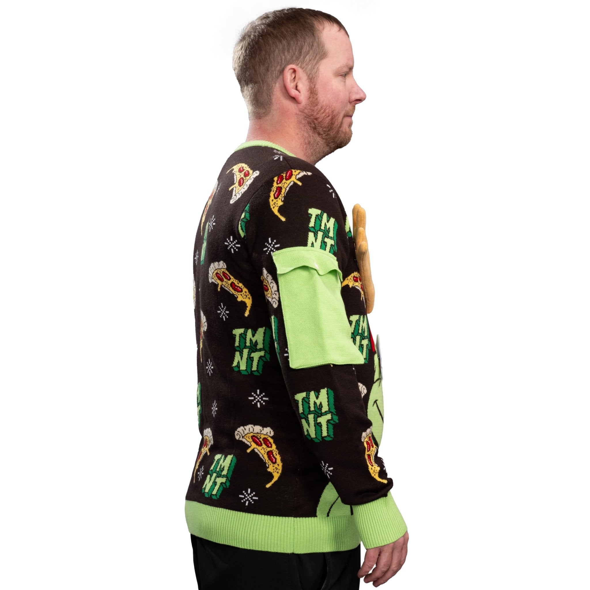 TMNT Ring Unisex Adult Ugly Christmas Game Ring Toss Sweater - TVStoreOnline
