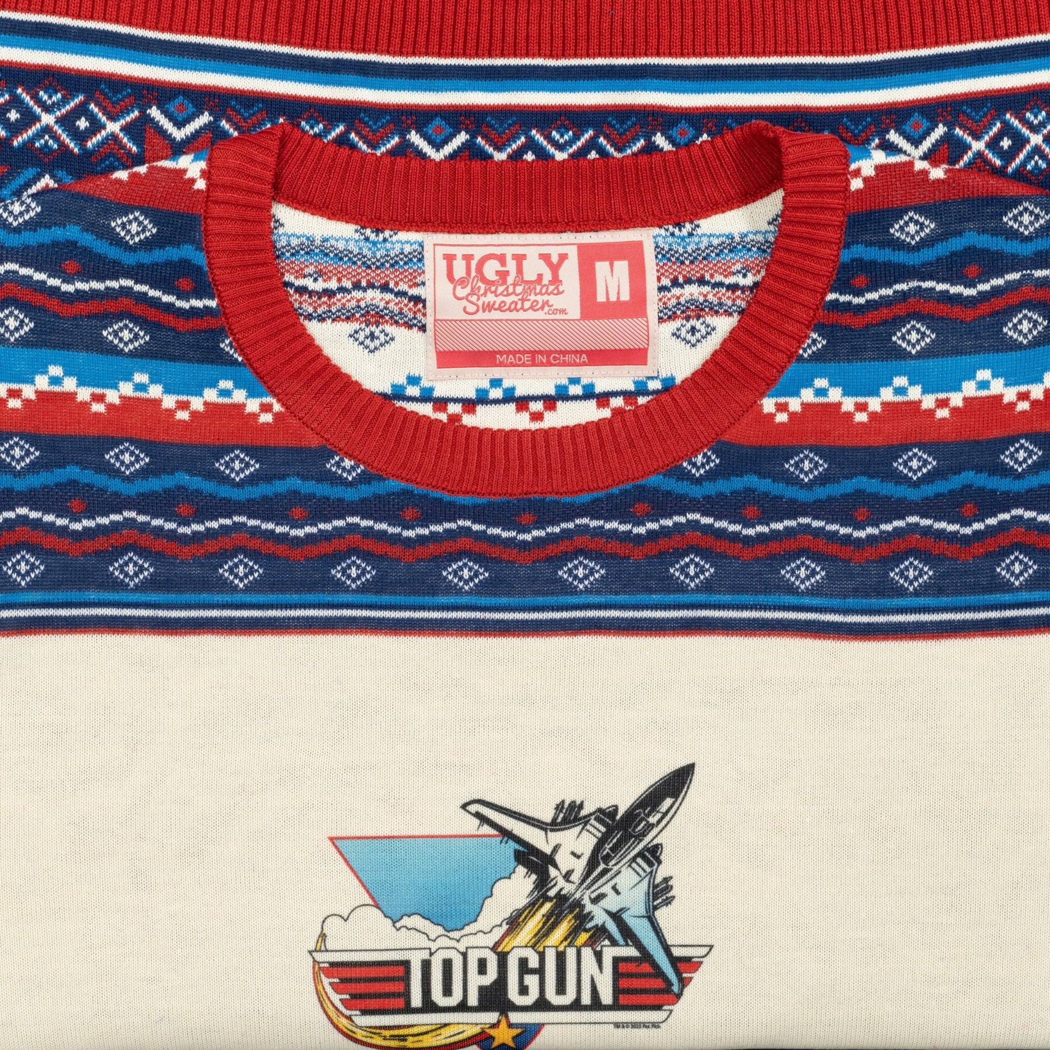 Top Gun Fighter Jet Christmas Sweater - TVStoreOnline