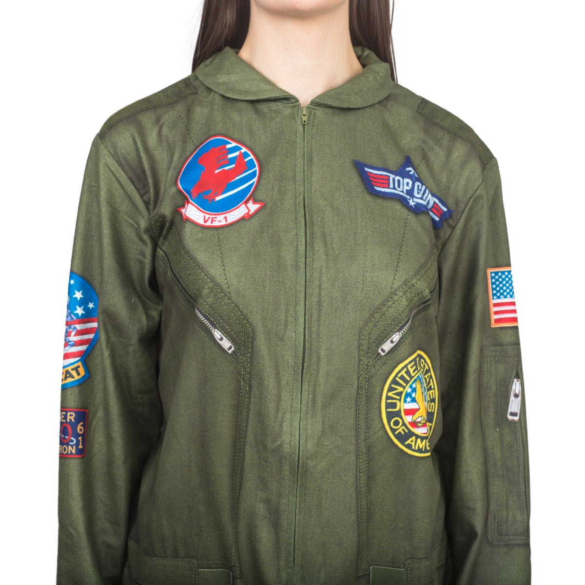 Top Gun Flight Suit Costume Pajama Union Suit - TVStoreOnline
