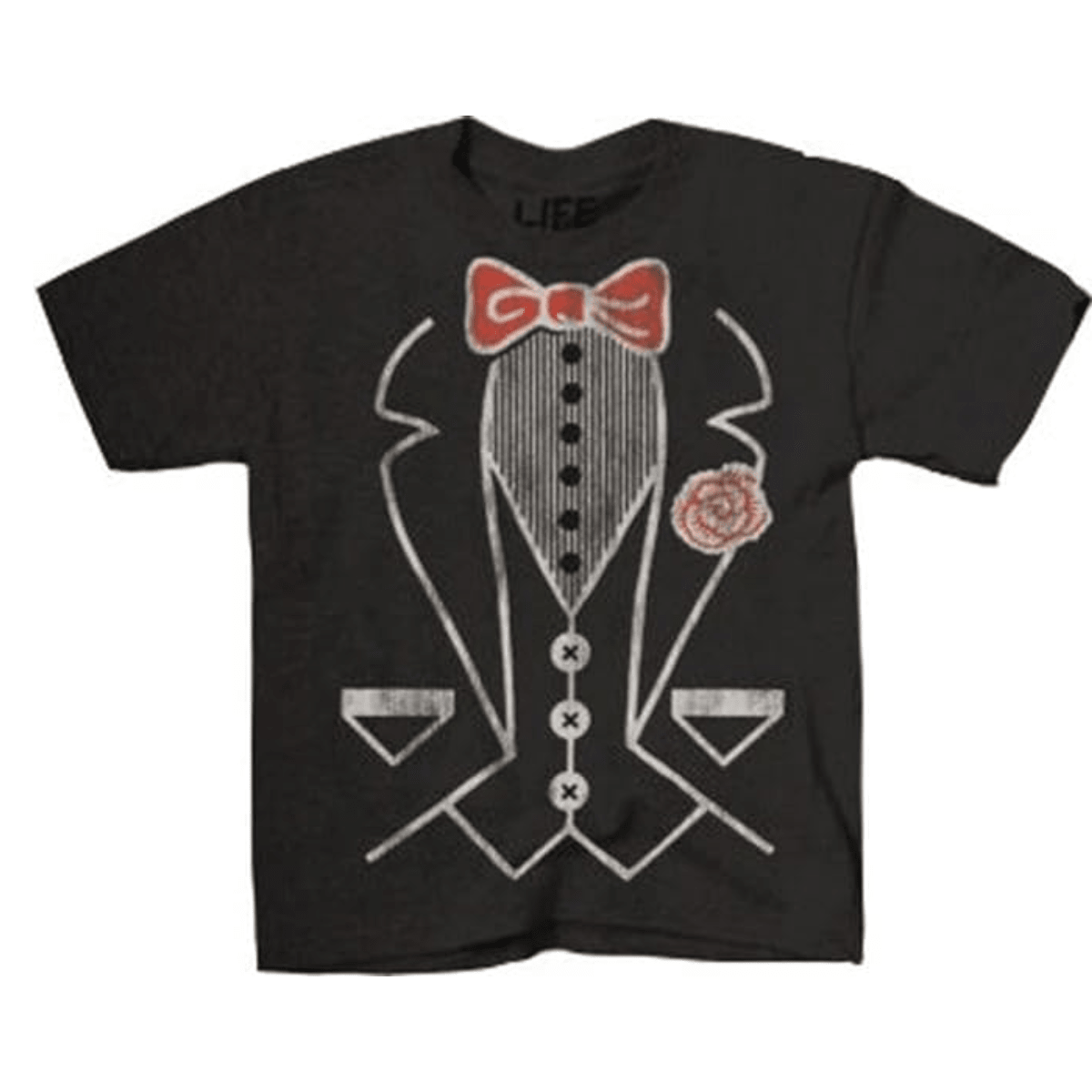 Tuxedo Tee Toddlers Black T-Shirt - TVStoreOnline